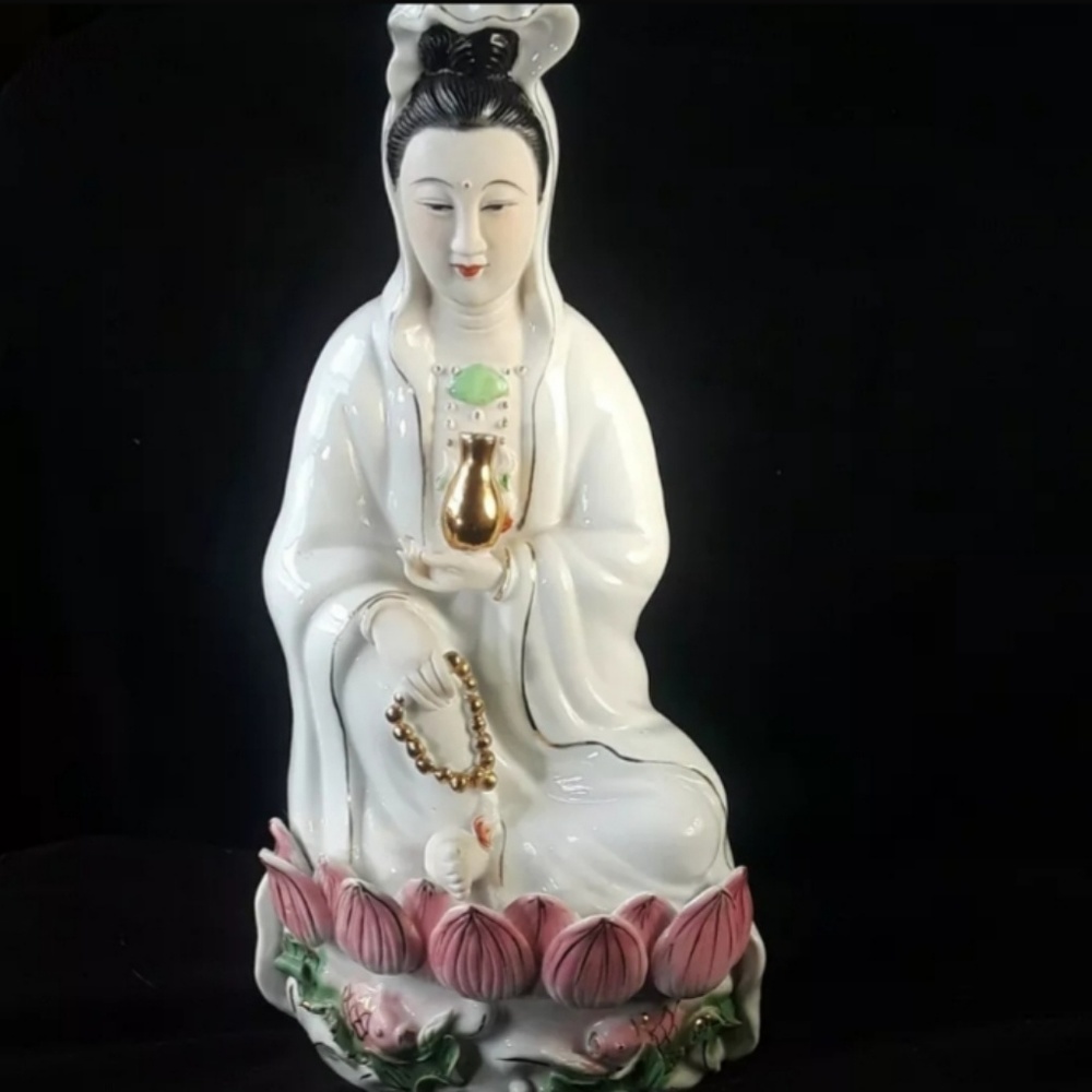 Old China  Statue Goddess statue